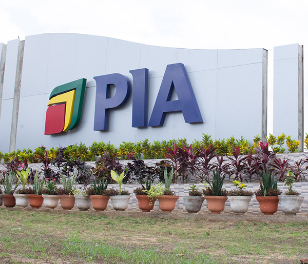 Zone franche Togo - entrée Plateforme Industrielle Adetikope PIA